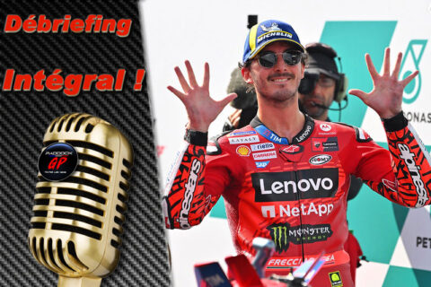 MotoGP Malaisie J3, Débriefing Francesco Bagnaia (Ducati/1) : "Je suis un gars sain, un vrai sportif, donc je n'aime pas ce genre de choses", etc. (intégralité)