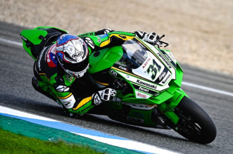 WSBK Superbike Test Jerez J1 : Garrett Gerloff en tête avec Kawasaki