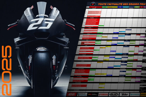 Calendrier 2025 à imprimer : MotoGP WSBK EWC JuniorGP FSBK Promosport MotoAmerica BSB CIV All Japan et F1 ! (V2)