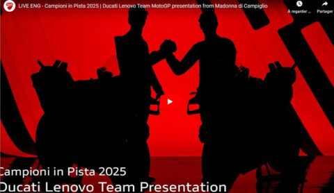 Présentation MotoGP 2025 : Ducati dévoile sa Dream Team en direct en vidéo !