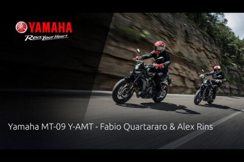 Street : Quand Fabio Quartararo et Alex Rins s'amusent comme des fous avec la Yamaha MT-09 Y-AMT... (Vidéo)