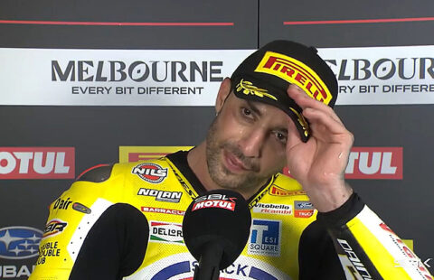 WSBK Superbike, Australie J3, Andrea Iannone : "Nous sommes petits mais forts !"