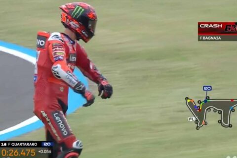 MotoGP Argentine J1, Pecco Bagnaia (Ducati/10) frôle la catastrophe ! « Je me suis fait assommer »