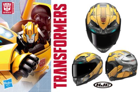 Street : HJC annonce un F71 Transformers Bumblebee pour le printemps