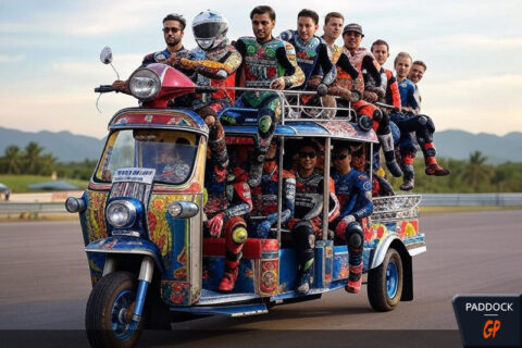 MotoGP Thaïlande Parade LIVE : La charette version Buriram...