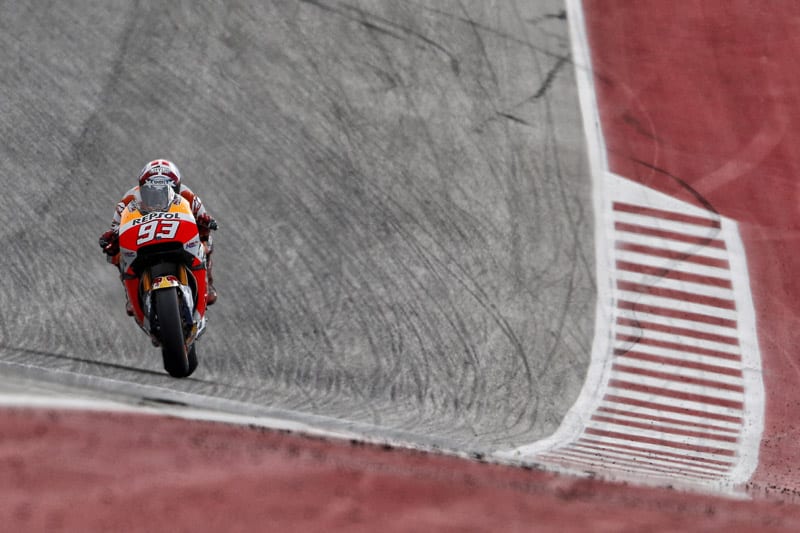 Austin, MotoGP, Jour 2, Marc Marquez :  » faire le bon choix pour le pneu avant sera crucial »