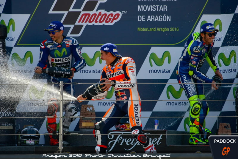 Aragon MotoGP Conférence post-course : Marquez sans titre au Japon, Lorenzo content, Rossi veut gagner (globalité)